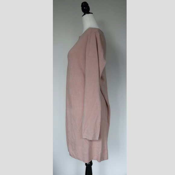 π3 for $15π Cute & Comfy Soft Pink Sweater Dress - Picture 2 of 7